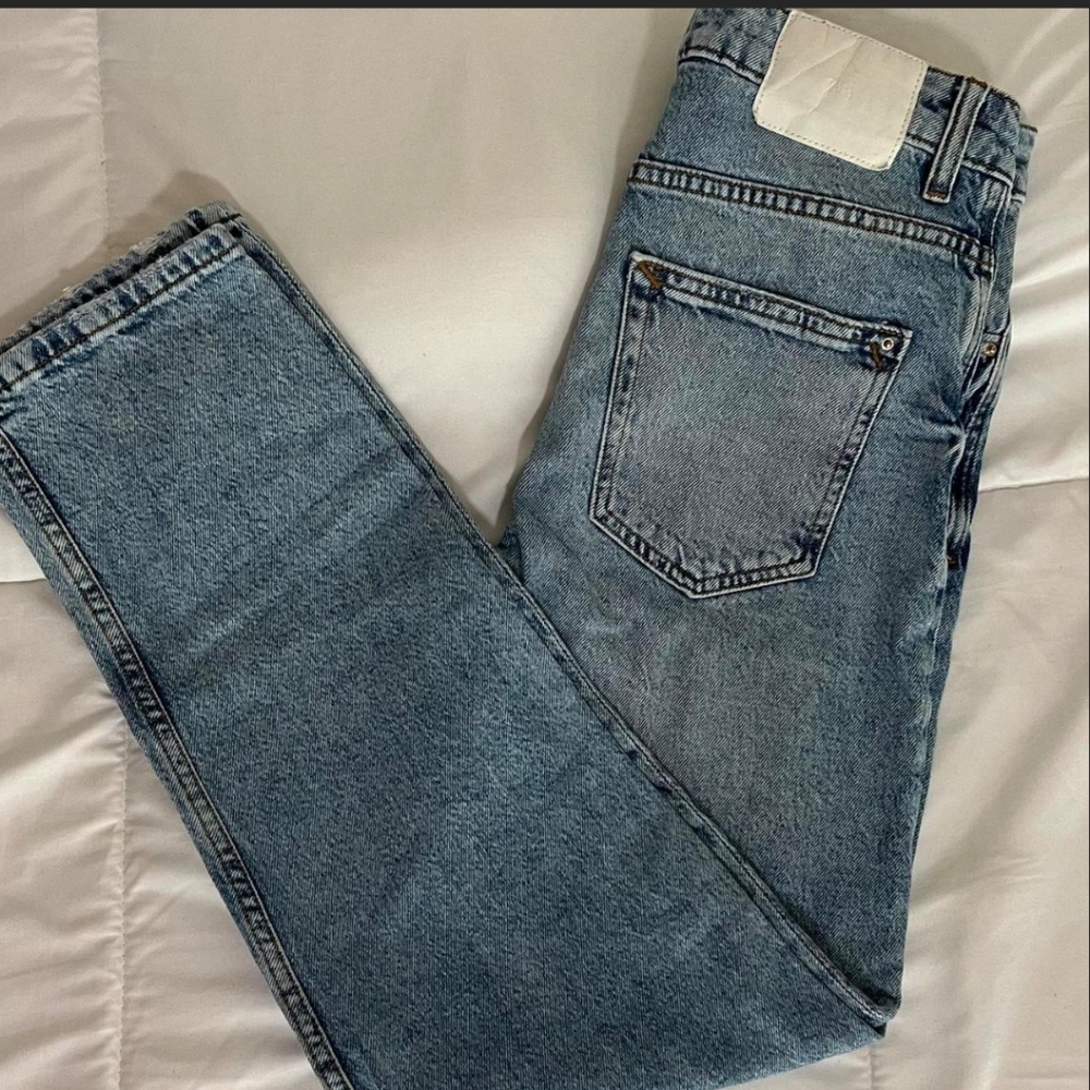 Blue Denim Mom Jeans